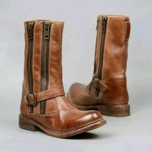 Bed Stu Hustle Motorcycle Leather Boot